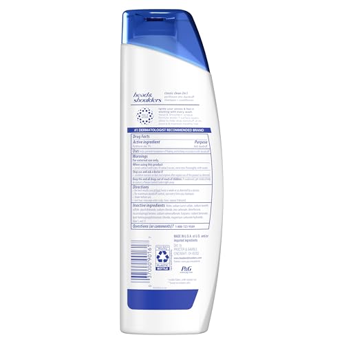 Head and Shoulders Classic Clean 2-in-1 Anti-Dandruff Shampoo + Conditioner 8.45 Fl Oz