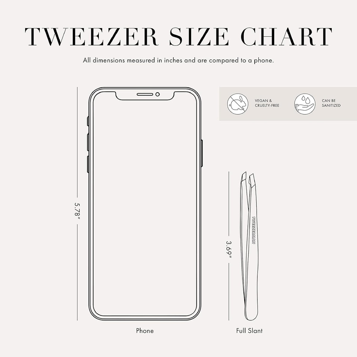 Tweezerman Slant Tweezer – Tweezerman Tweezers for Eyebrows Granite Sky