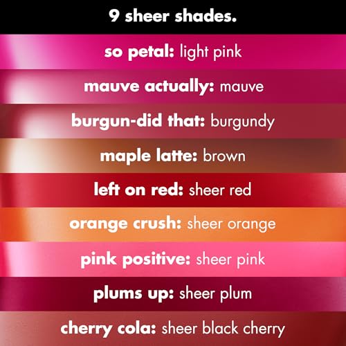 e.l.f. Sheer For It Blush Tint, Cherry Cola | Multi-Use, Long-Lasting Lip & Cheek Makeup, Creates A Natural Flush Finish, Vegan & Cruelty-Free