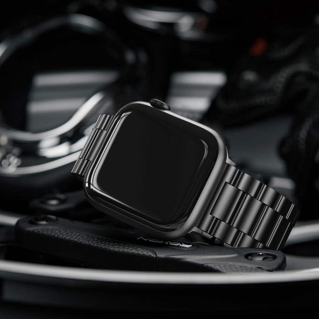 EPULY Metal Band Compatible with Apple Watch Bands for Men 42/44/45/46/49mm | Stainless Steel Strap Suitable for Business Setting & Everyday Wear, Fits iWatch Bands Series 11 10 9 8 7 6 5 4 SE/Ultra3 2 1