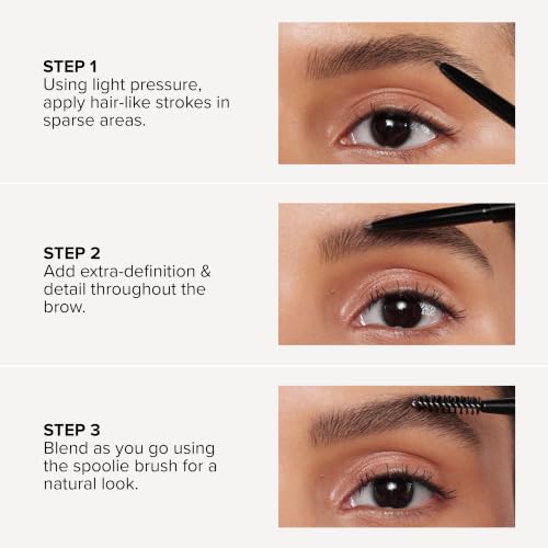 Anastasia Beverly Hills - Brow Wiz Ultra-Slim Precision Eyebrow Pencil | Precision Tip For Defined Brows, Natural Hair-Like Finish, High-Pigment, Long-Lasting Formula, Built-In Spoolie.