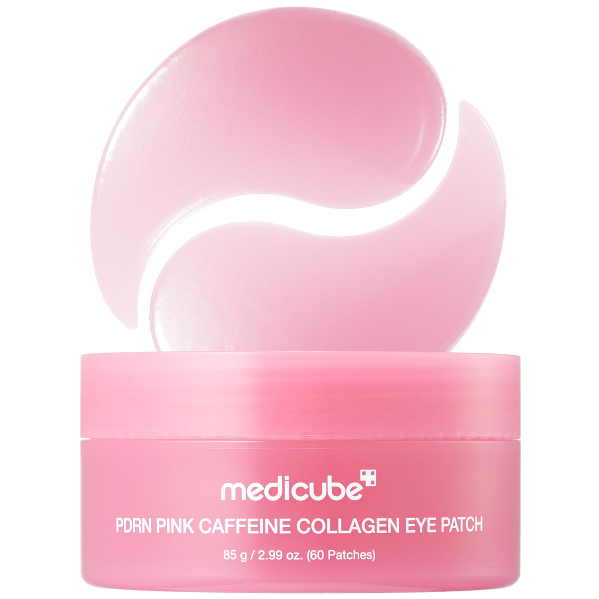 medicube Hydrogel Eye Patches with PDRN, Caffeine & Collagen (60 Counts) | PDRN Retinol & Collagen Gel Mask - Eye Patches for the appearance of Dark Circles, Undereye Bags & Firming, Korean Skincare