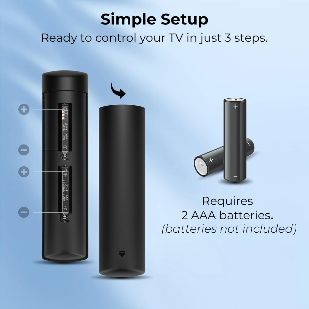 Replacement Remote for Fire Smart TV, with Voice Control | for Insignia/Toshiba/TCL/Hisense Fire Smart TV, Simple Setup, 1-Year Warranty - Not for Roku OS