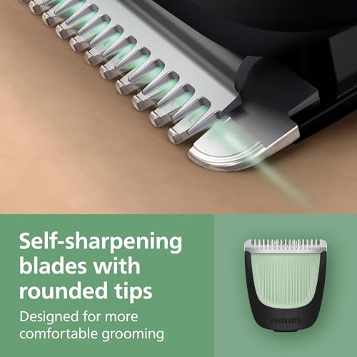 Philips Norelco All-in-One 3000 13-in-1 Trimmer, Face & Hair, Comfort Tips | Men's Complete Grooming Kit, Comfort Blades, 9 Length Settings, Beard & Hair Styling, Nose & Ear Trimmer, 60-Minute Runtime