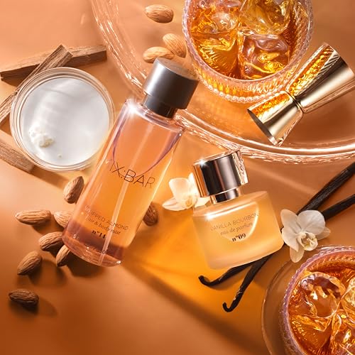 MIX:BAR Vanilla Bourbon Hair + Body Mist Spray for Women + Girls - Vanilla Bean, Sandalwood, Jasmine + Bergamot, Amber Fragrance Notes - Vanilla Bedroom + Hair + Body Oil Spray - Vegan - 5oz