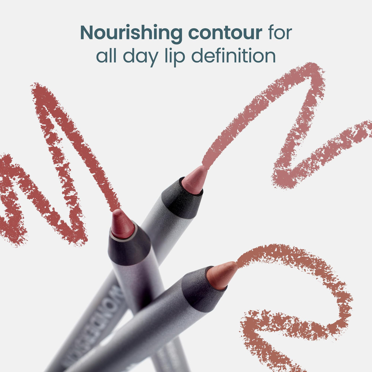 Wonderskin Lipliner Pencil - 360 Contour Lipliner, Longwear, Waterproof | Waterproof saddle lip liner, longwear formula glides on smoothly for precise definition and all-day lip contour.