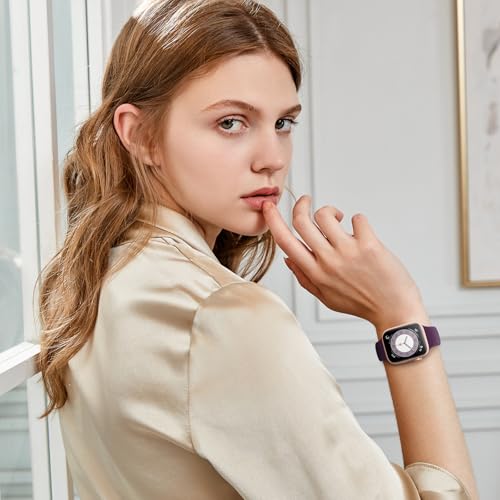 6 Pack Sport Silicone Bands Compatible with Apple Watch Band for Women Men | 38mm 40mm 41mm 42mm 44mm 45mm 49mm 46mm Waterproof Strap for iWatch Apple Watch Series 12 11 10 9 Ultra 8 7 6 5 4 3 2 1 SE