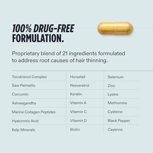 Nutrafol Men Hair Growth Supplements, Ages 18-49, 1-Month Bottle | #1 Dermatologist-Recommended Hair Growth Supplement Brand, Clinically Tested for Visibly Thicker Hair and Scalp Coverage