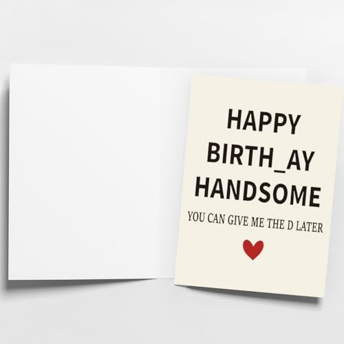 WowBefun Gifts for Men Him | Funny Birthday Card & Gifts for Men Husband Boyfriend Him, Happy Bday Card