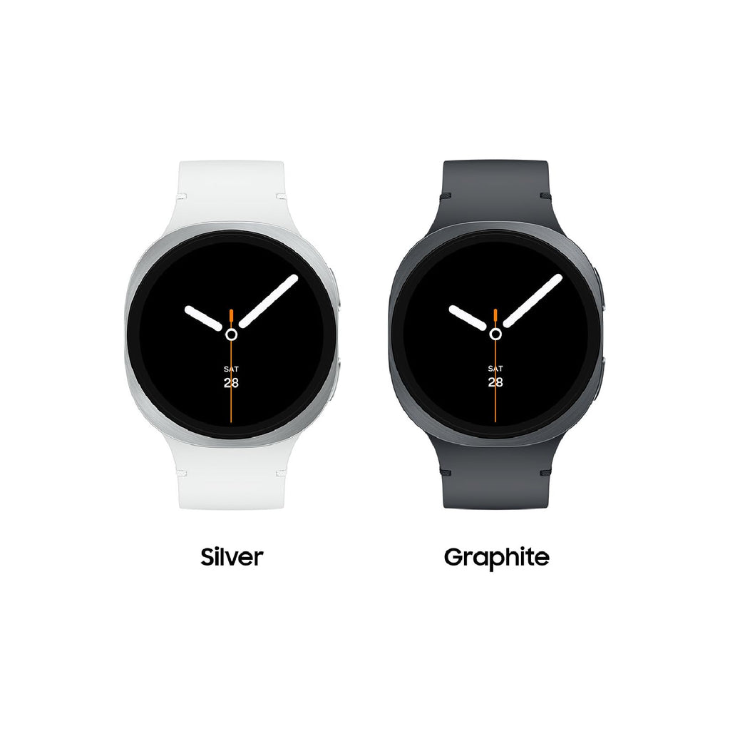 Samsung Galaxy Watch 8 40mm Bluetooth Smartwatch, Cushion Design, Quick Button, Sleep Coaching, Now Bar, Running Coach, Energy Score, Graphite [US Version, Amazon Exclusive 2Yr Warranty]