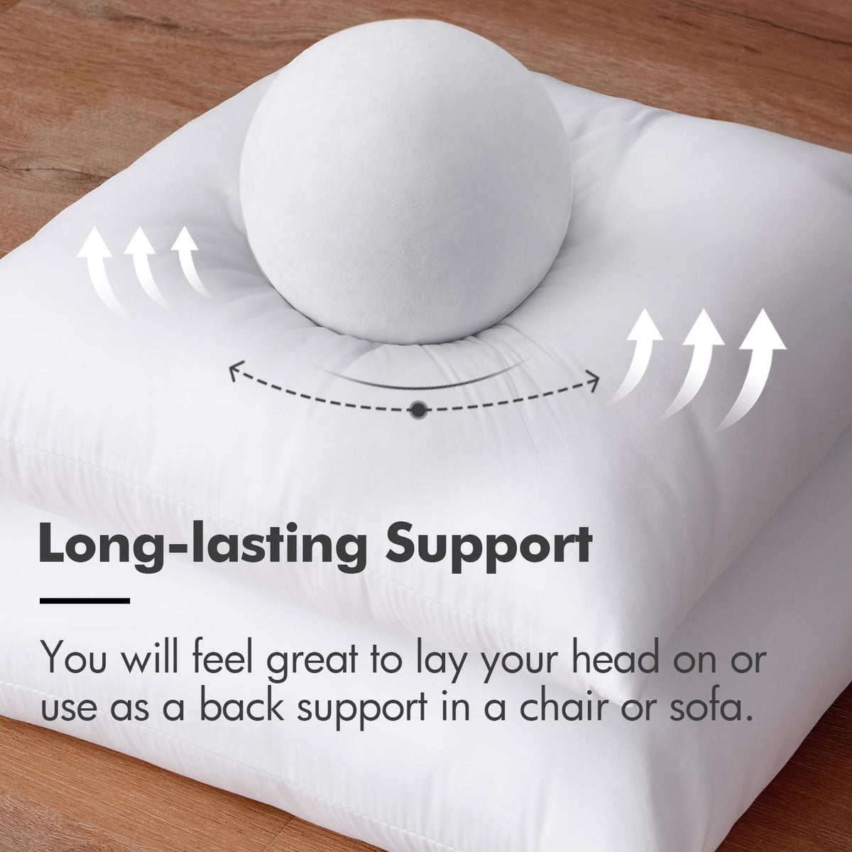 MIULEE 12x20 Pillow Insert, Throw Pillow for Couch Sofa Bed | Premium Virgin Filling, Soft Brushed Fabric, Rectangle Decorative Pillow,Lumbar Support