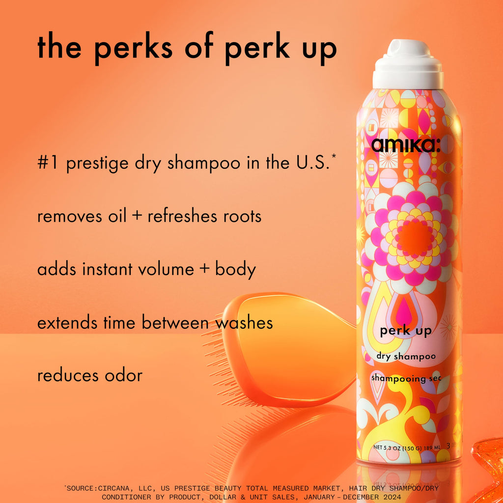 Amika perk up talc-free dry shampoo