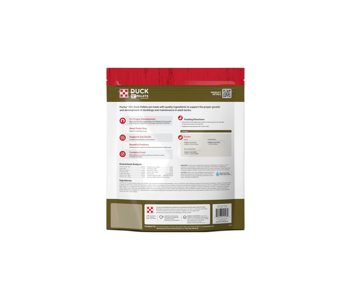 Purina | Nutritionally Complete Duck Feed for All Life-Stages | 4.5 Pound (4.5 LB) Bag