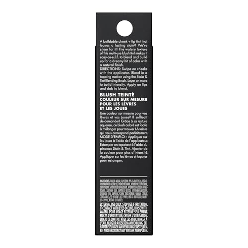 e.l.f. Sheer For It Blush Tint, Cherry Cola | Multi-Use, Long-Lasting Lip & Cheek Makeup, Creates A Natural Flush Finish, Vegan & Cruelty-Free