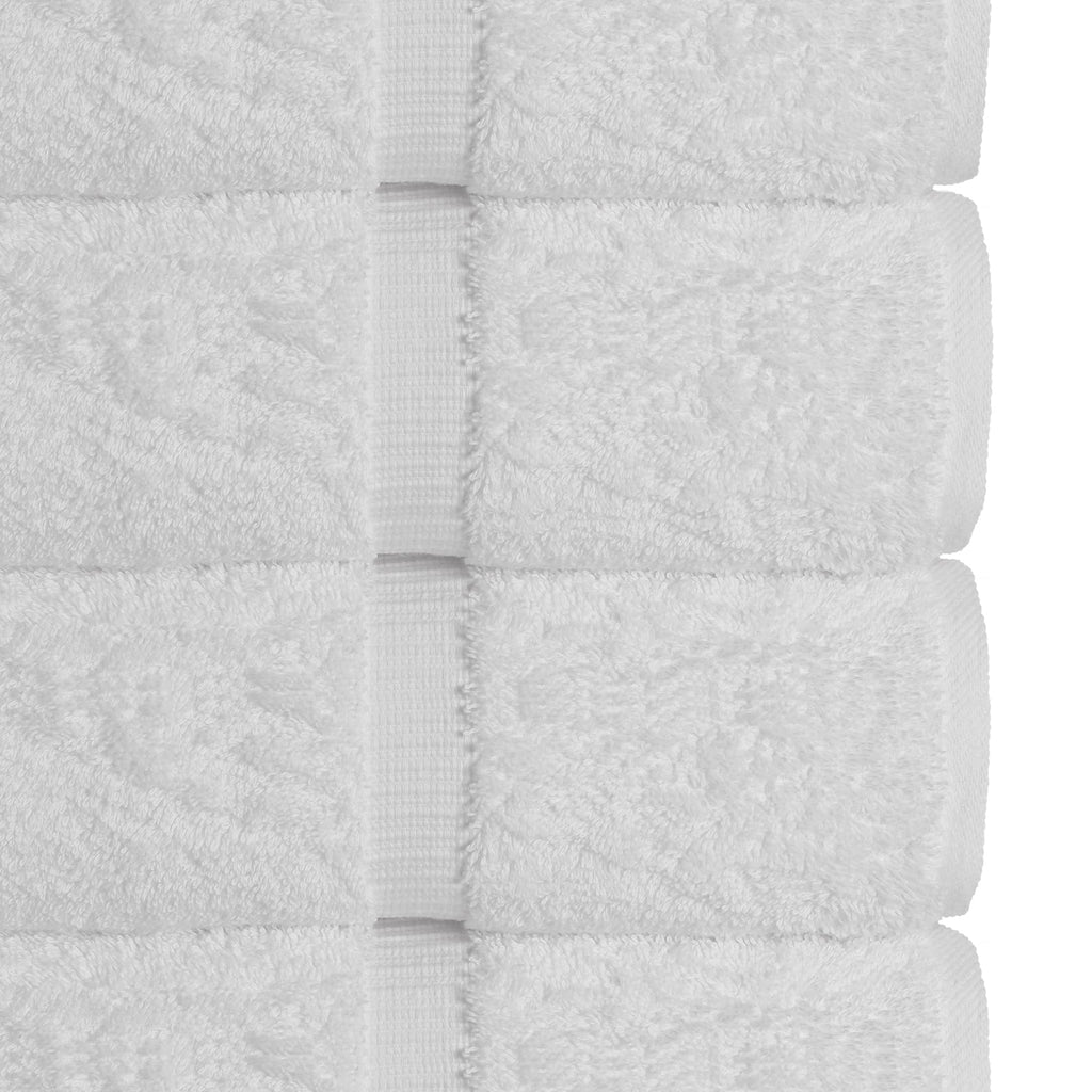 Chakir Turkish Linens 100% Cotton 4-Pack Bath Towels 27x54, White | Premium Cotton Turkish Bath Towels, Set Of 4 At 27x54, Oeko-Tex Certified, Soft Plush And Absorbent