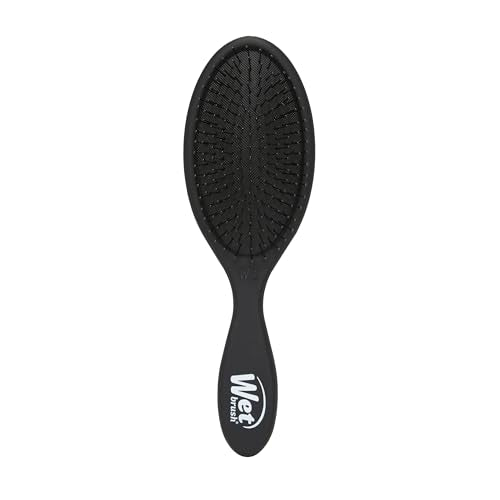 Wet Brush Original Detangler Hair Brush, Black Frost, For All Hair Textures | Ultra-Soft IntelliFlex Bristles Detangle Wet, Dry & Damaged Hair with Less Breakage, Pain-Free Detangling Brush