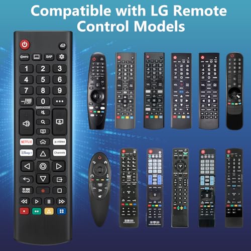 Universal for LG Smart TV Remote Control Replacement (Pack of 2)