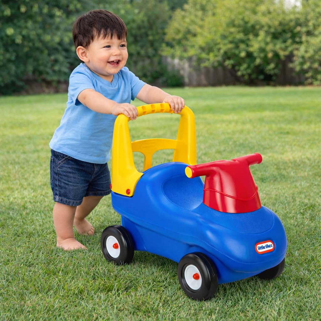 Little Tikes Push and Ride Racer – (Amazon Exclusive), 22"L x 10"W x 17"H with screws