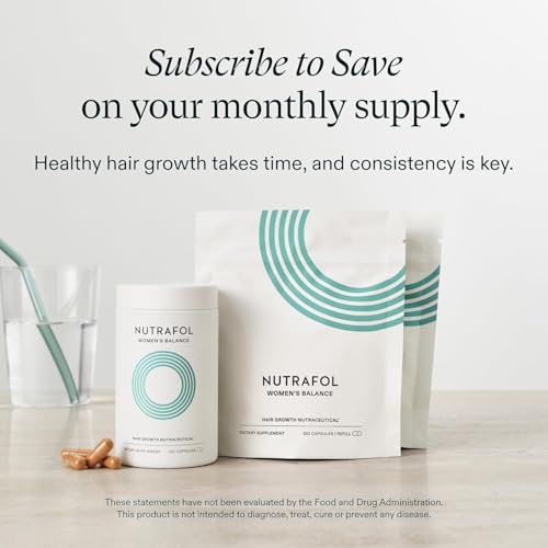 Nutrafol Women's Balance Hair Growth Supplements, Age 45+, 1-Month Pouch
