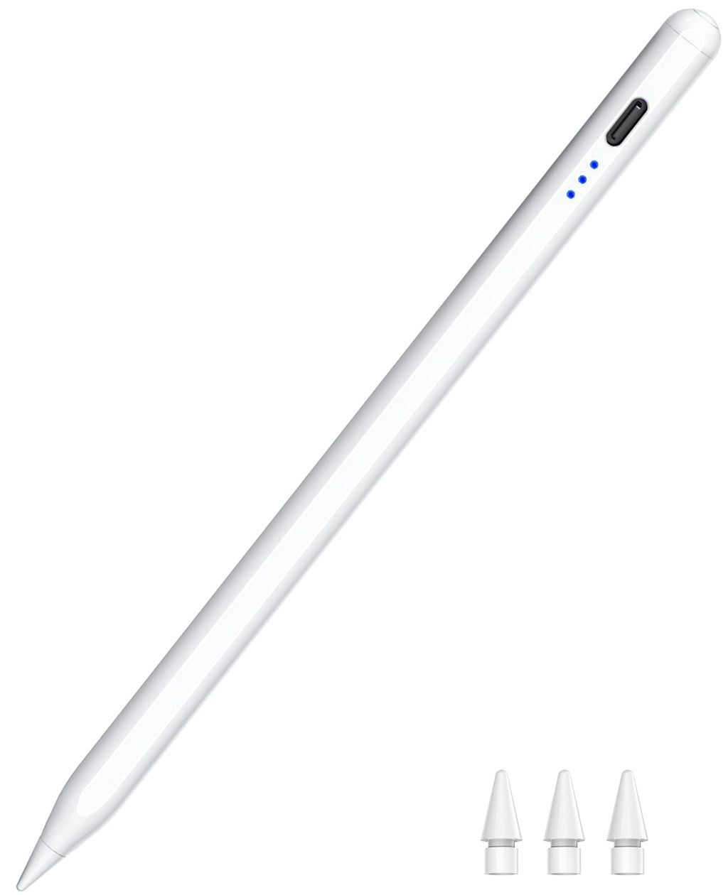 HATOKU Stylus Pen for Apple iPad 2018-2026 Magnetic for Note-Taking Drawing | 15Min Fast Charge iPad Pencil with High Precision, Tilt Sensitivity, Palm Rejection on iPad 6-11/Air/Pro/Mini, No Pairing