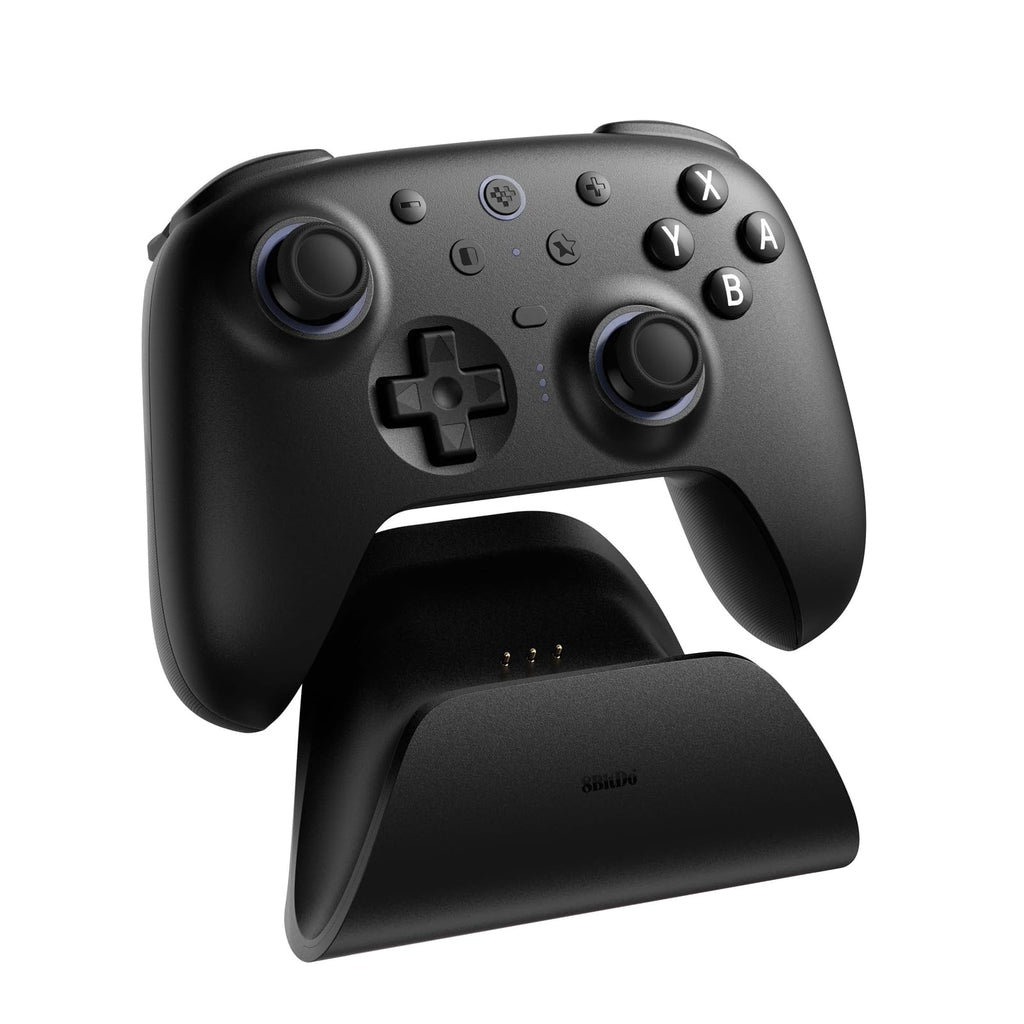 8Bitdo Ultimate 2 Bluetooth Controller for Switch 2, Switch & Windows,Black | TMR Joysticks, Switchable Hall Effect/Tactile Triggers, Charging Dock, Vibration and Motion Control, 2 Pro-level back buttons