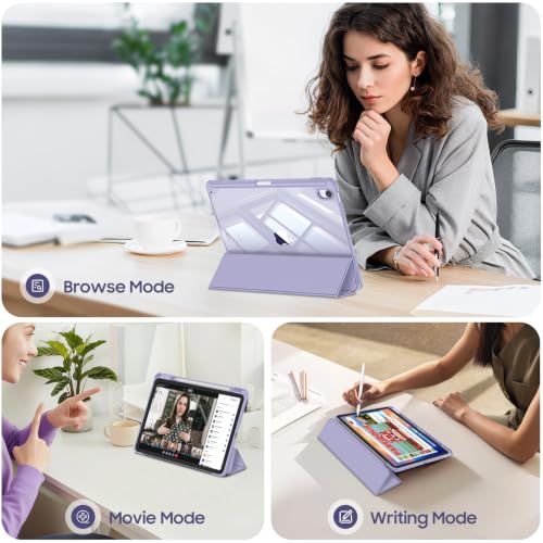 Fintie Clear Case for iPad Air 11-inch & iPad Air 5th/4th Generation 10.9"