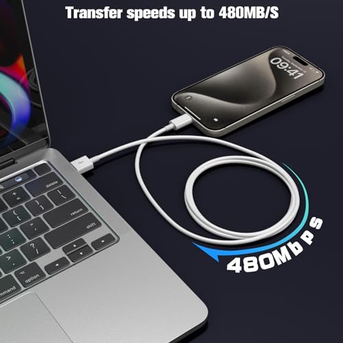 Car CarPlay Cable for iPhone18 Pro Max 17/16/15, USB A to USB C for Carplay | Compatible with iPhone 18/17/16/15 Plus,Pro,Pro Max, iPad USB C Cable 10th, iPad Air Car Charger Cable Cord 3FT (White)