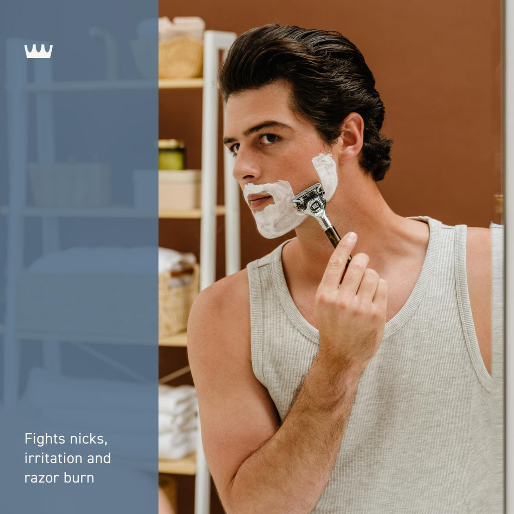 Cremo Shaving Cream for Men, Sensitive, 6 Fl Oz | Barber grade, Smooth shave cream, Cooling finish, Helps with razor irritation, Slick hydrating formula