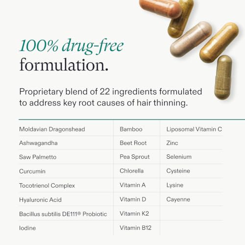 Nutrafol Women Hair Growth Supplements, Ages 18-44, 1-Month Bottle