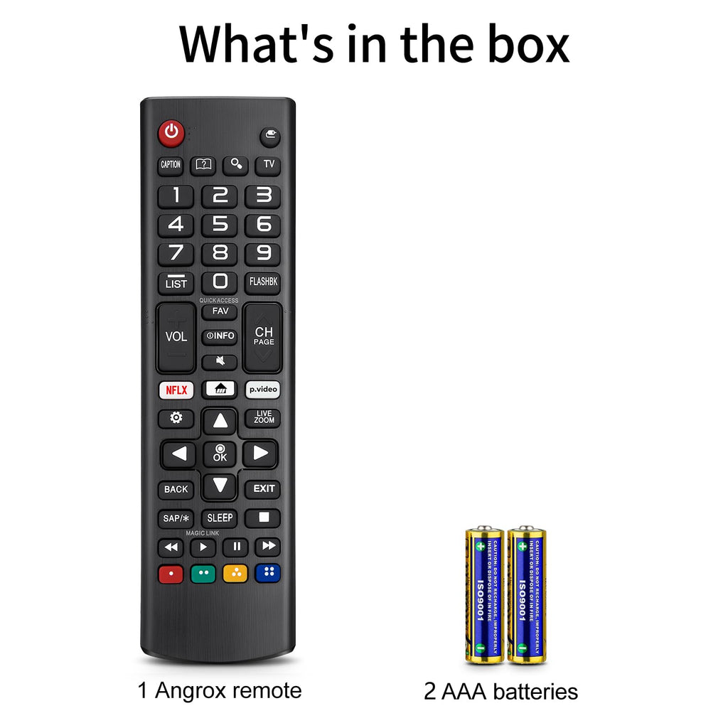 Universal for LG Smart TV Remote Control Replacement with Battery | for All LG OLED 3D Thinq TVs | 1‑Year Warranty | for AKB75095307 AKB75375604 AKB74915305 AK75675304 AKB76040302 AKB76037601