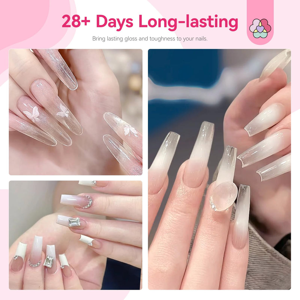 SAVILAND Dip Powder Liquid Set HEMA-free, 4Pcs 20 ml No Curing Needed | Ultimate Nail Dip System Essentials Liquid, Large Capacity, Dipping Base Activator Top Coat Brush Saver, DIY Home Manicure