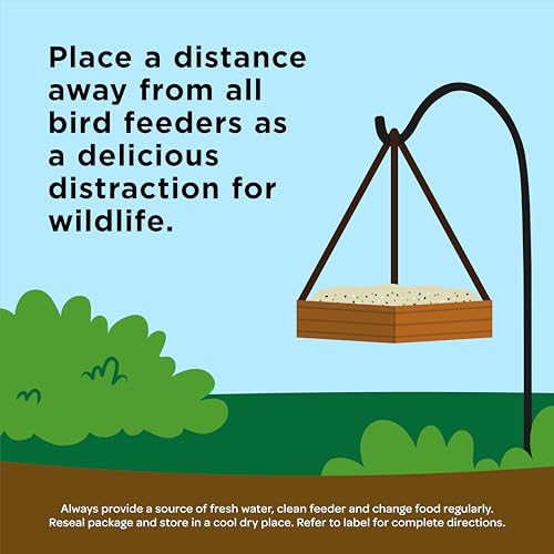 Kaytee Ultimate Backyard Wildlife Food for Wild Squirrels, Rabbits, Chipmunks, and More, 8 Pounds