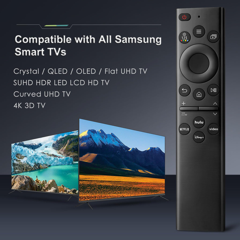 Universal Remote Control Compatible for All Samsung TV LED QLED UHD SUHD HDR LCD Frame Curved Solar HDTV 4K 8K 3D Smart TV Remotes Replacement