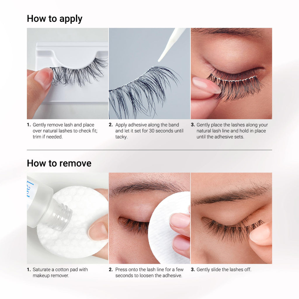 Kiss So Wispy, False Eyelashes, '', 12mm, Includes 5 Pairs Of Lashes, Easy to Apply, Reusable Lash Clusters
