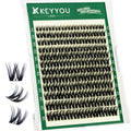 KEYYOU Flora Lash Clusters D Curl Wispy Flaunt Eyelash Extensions F01