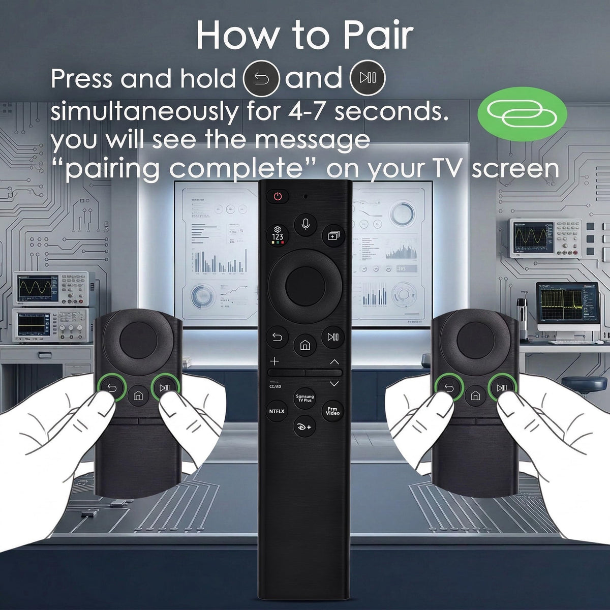 Voice Smart Remote for 2019-2026 Samsung TV,Universal Replacement Control