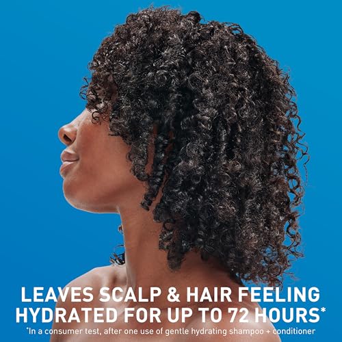 CeraVe Gentle Hydrating Shampoo with Hyaluronic Acid for Hair & Scalp, 12oz | Leaves Hair and Scalp Soft and Healthy-Looking with Ceramides, Niacinamide and A Color Safe Formula