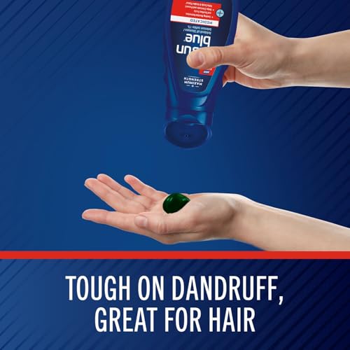 Selsun Blue Medicated Antidandruff Shampoo, 11 fl. oz. | Maximum strength scalp treatment with 1% selenium sulfide, itchy scalp relief, for soft and silky hair