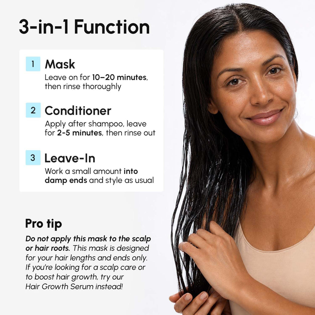 MAREE Deep Conditioning Hair Mask for Damaged Hair - Deep Hydrating Protein | Hair treatment mask for dry hair, hair moisturizer, hair gloss for women, deep conditioner for dry damaged hair, curly mask