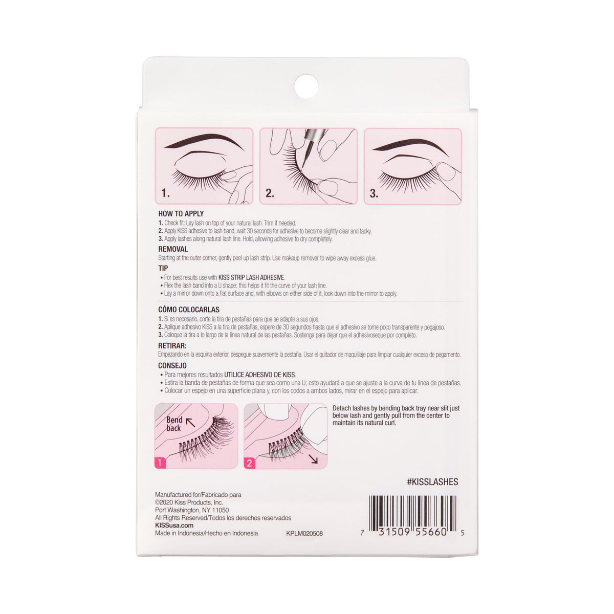 Kiss So Wispy, False Eyelashes, '', 12mm, Includes 5 Pairs Of Lashes, Easy to Apply, Reusable Lash Clusters