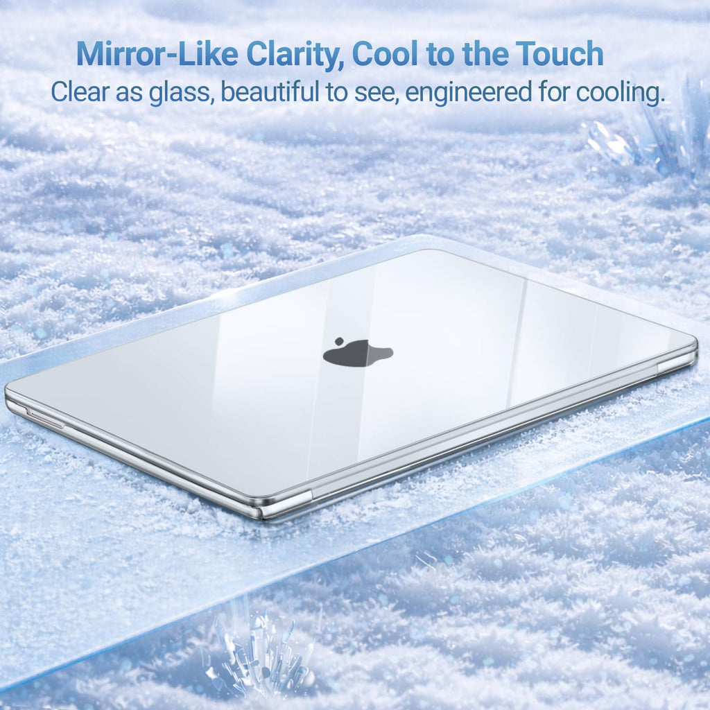 MOSISO Compatible with MacBook Neo Case 13 inch 2026 A3404 A18 Pro Chip | 4 in 1 Kit Precision Fit Crack & Scratch Resistant Protective Hard Shell Case Cover, Crystal Clear