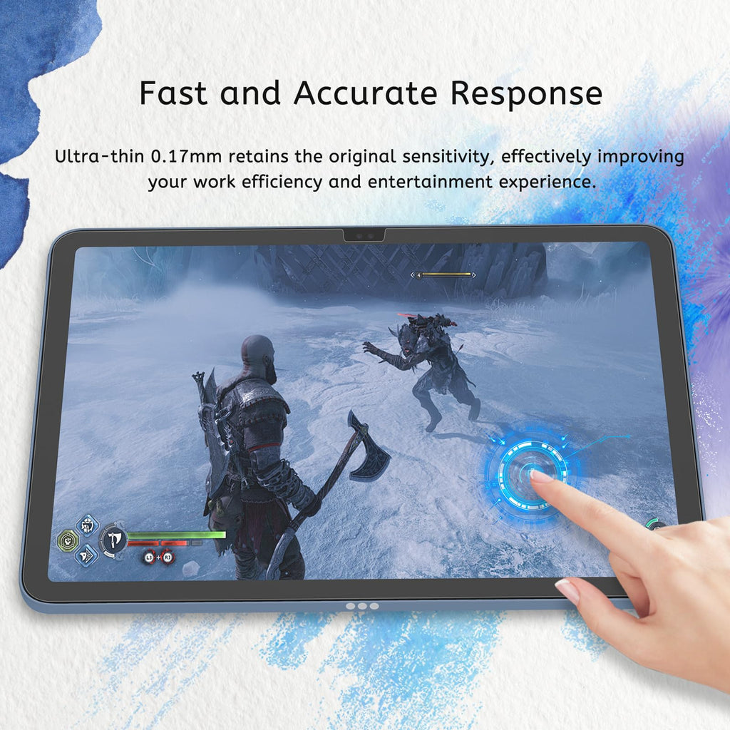 MOBDIK Paperfeel Screen Protector for iPad A16 11th/10th & iPad Air 11 | M4/M3/M2, 2 Pack Matte Film Crafted for Natural Writing, Anti Glare, Touch Sensitivity