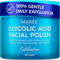 MAREE Glycolic Acid Toner Pads - Face Pads for Exfoliating Peel Zero Pore | Glycolic acid pads, sun spot remover for face, exfoliating face pads with glycolic acid and salicylic acid, acne wipes