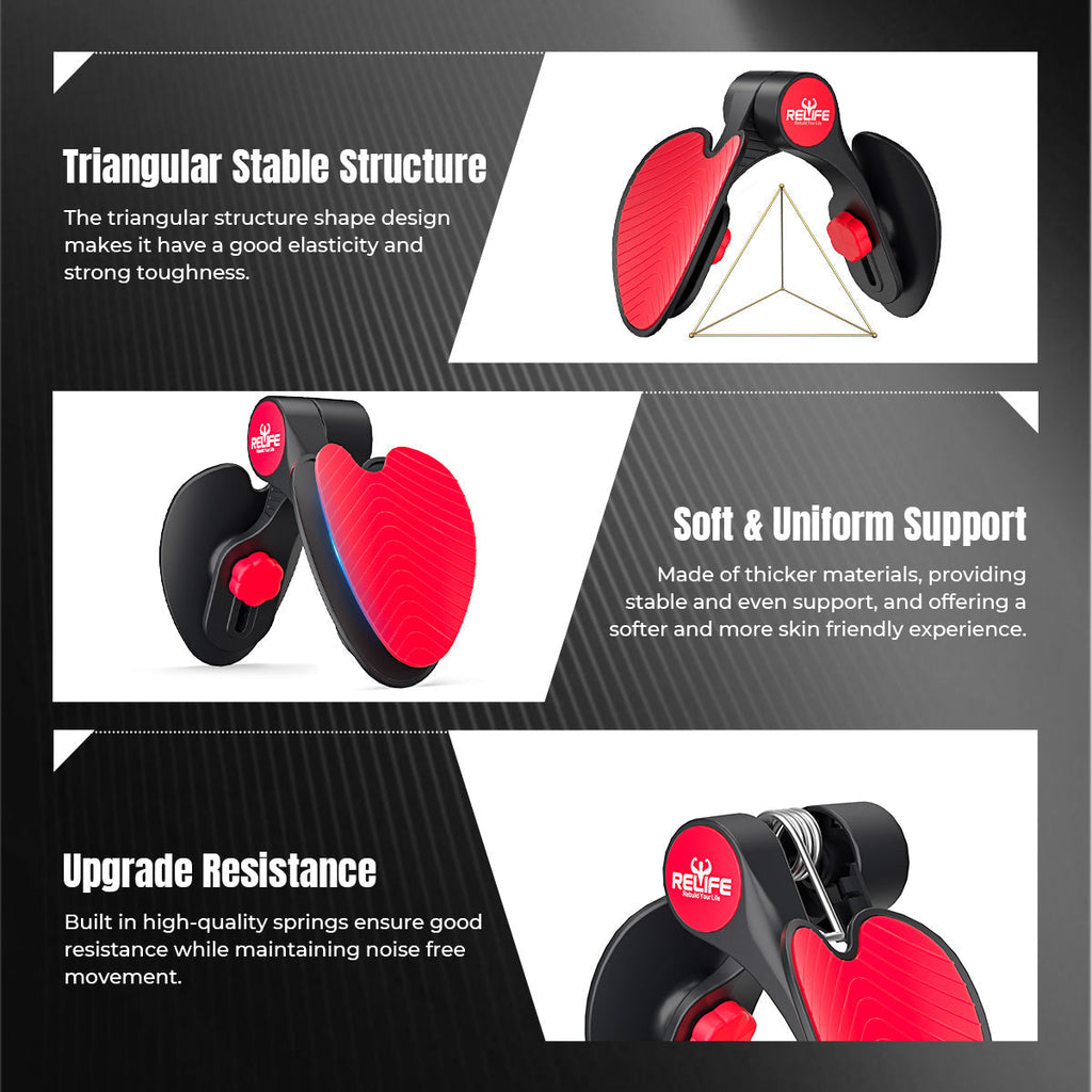 Thigh Exerciser Machine, Inner Leg Trainer, Thigh Trainer with Non-Slip Pads
