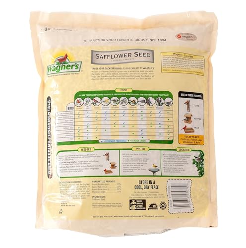Wagner's 57075 Safflower Seed Wild Bird Food, 5 Pound (Pack of 1)