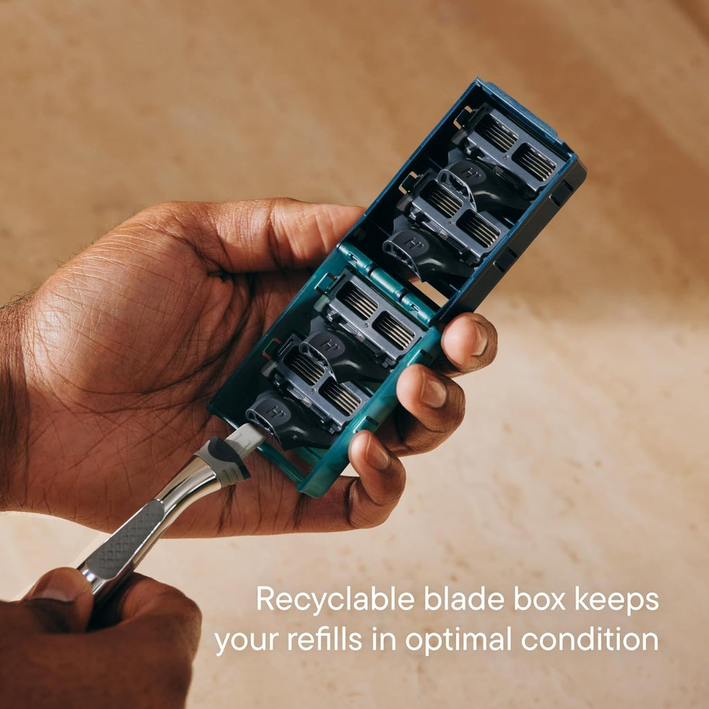 Harry's Original Razor Blades for Men - 10 Count | Premium Razor Blade Refill Cartridges - German Engineered