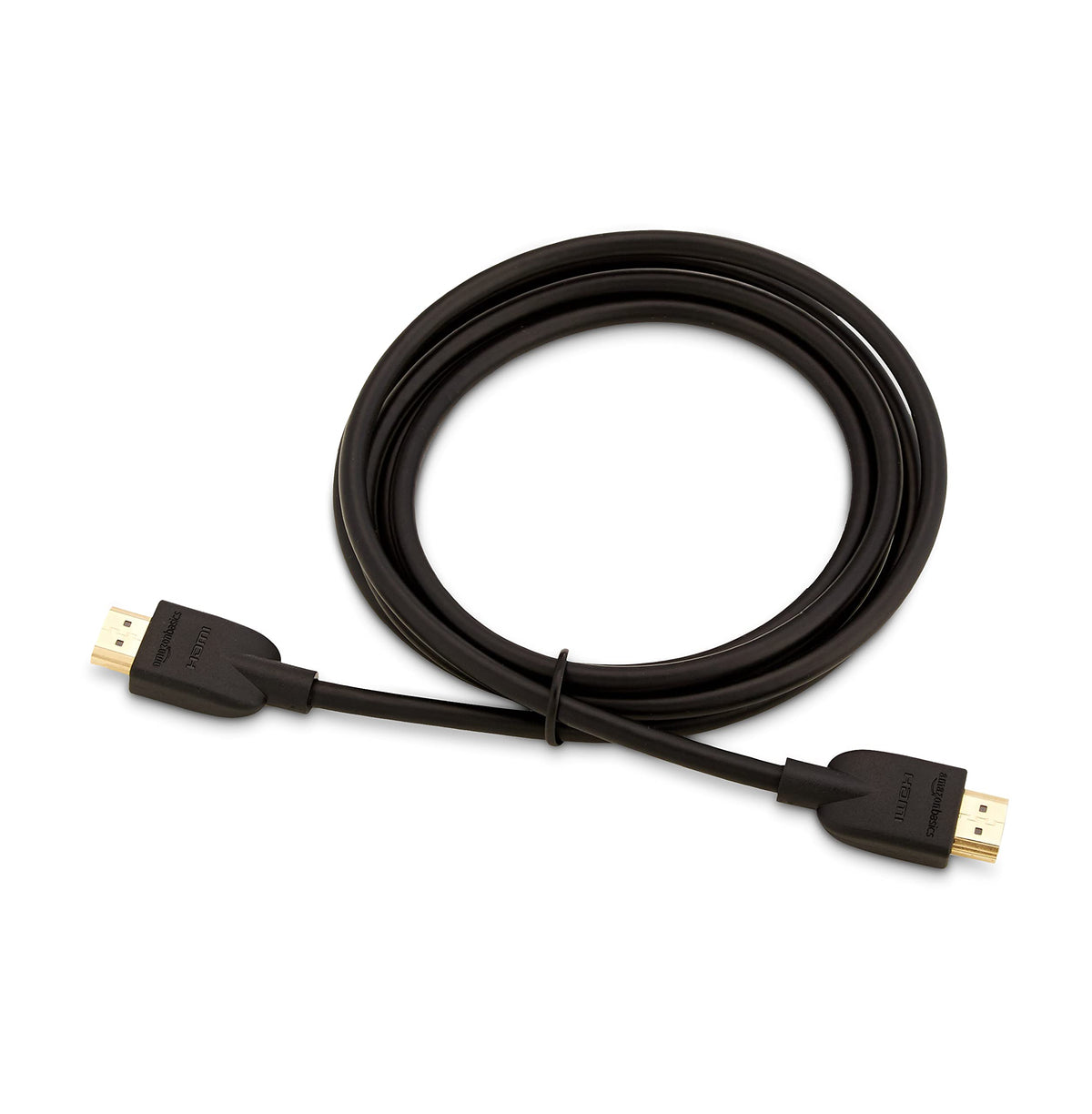 Amazon Basics HDMI Cable, 6ft, 4K@60Hz, High-Speed 4K HDMI 2.0 Cord with Ethernet, 18Gbps, 2160p, 48 bit, Compatible with TV/PS5/Xbox/Roku/Blu-ray, Black