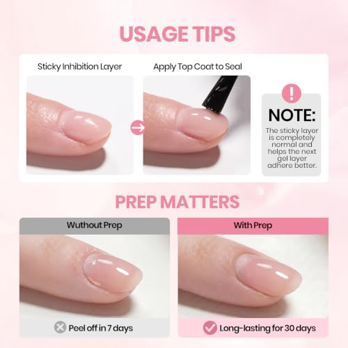Beetles Hard Gel for Nails Nude Pink, 1 oz 9 in 1 Pink Builder Nail Gel | High Hardness for Sculpting, Nail Extension and Building, Protection Durable for Salon, UV LED Lamp Cured, DIY Art Manicure