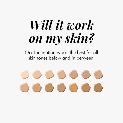 Smooche Color Changing Foundation - Skin Tone Adapting Liquid Foundation for Women, Self Adjusting Natural Finish, Blurs Imperfections & Fine Lines, SPF 15,1.01 Fl Oz