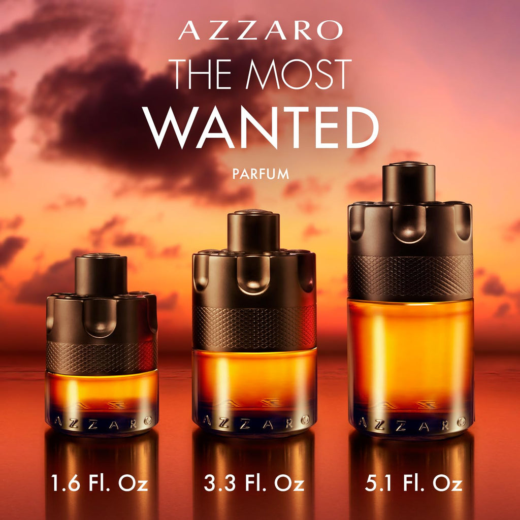 Azzaro The Most Wanted Parfum - Spicy Woody Cologne for Men | Fragrance with Ginger, Woody Notes & Bourbon Vanilla - Long Lasting - Enhancing Mens Scent Perfect for Fall and Winter